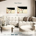 thumbnail image 4 of Elephant Stock Chic Female Portrait Wall Art - Horizontal Canvas Wall Art - Living Room Wall Decor - People Canvas - Black And Red Decor - 36" x 24", 4 of 8