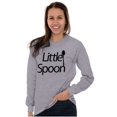thumbnail image 4 of Big Little Spoons Cute Matching Set Women's Long Sleeve T Shirt Brisco Brands 2X, 4 of 4