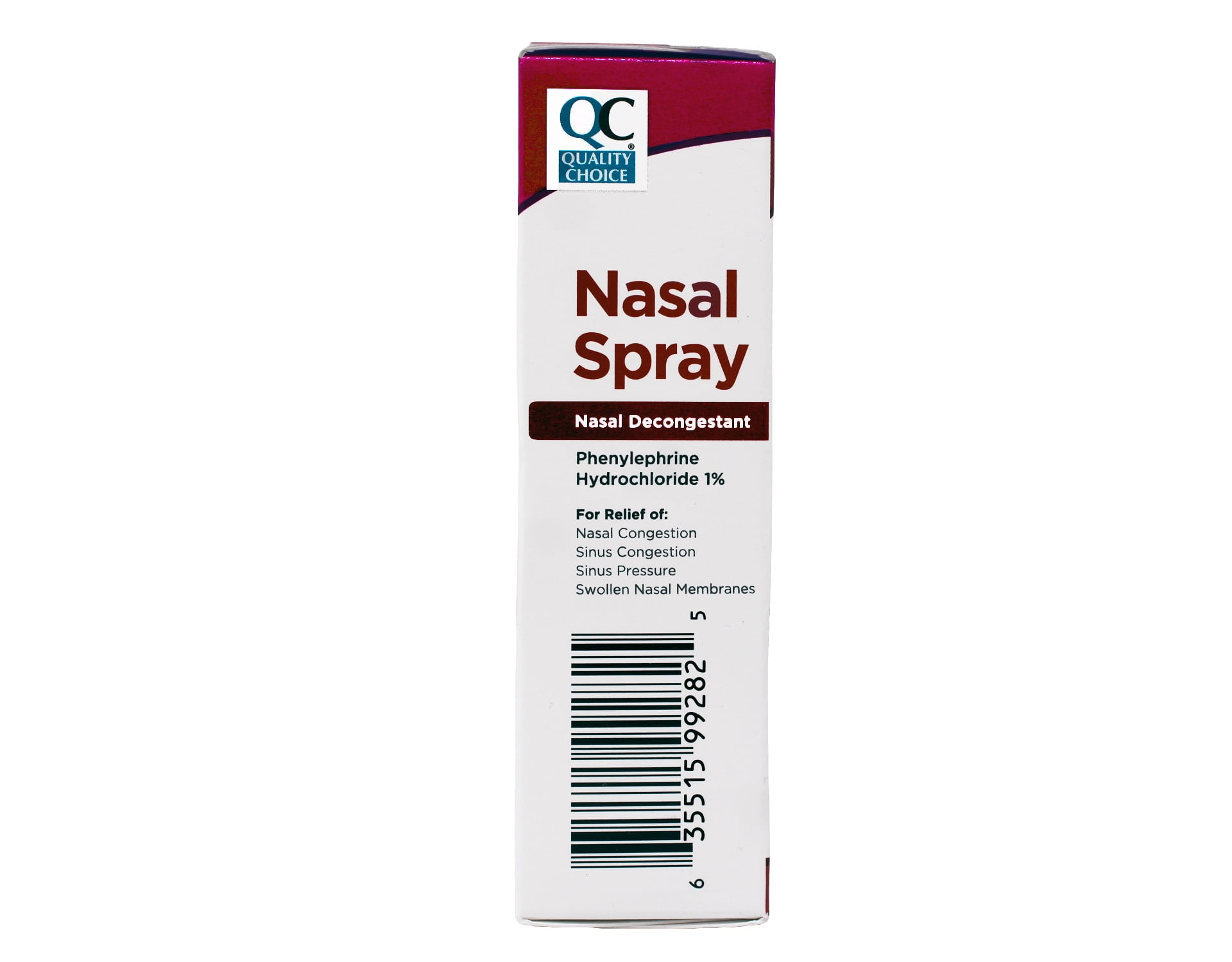 6 Pack Quality Choice 4 Way Acting Nasal Spray 1oz Each