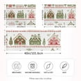 thumbnail image 2 of Yayeee Pillowcase Standard Size Set of 2 Satin Wrinkle Resistant Pillow Case, Red Christmas House, 2 of 7