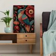 thumbnail image 5 of Hummingbird Floral Canvas Print Wall Art for Living Room Bedroom Dining Room Kitchen Decor, 5 of 8