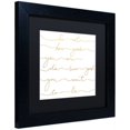 thumbnail image 2 of Trademark Fine Art "How Good Gold" Canvas Art by Lisa Powell Braun, Black Matte, Black Frame, 2 of 4