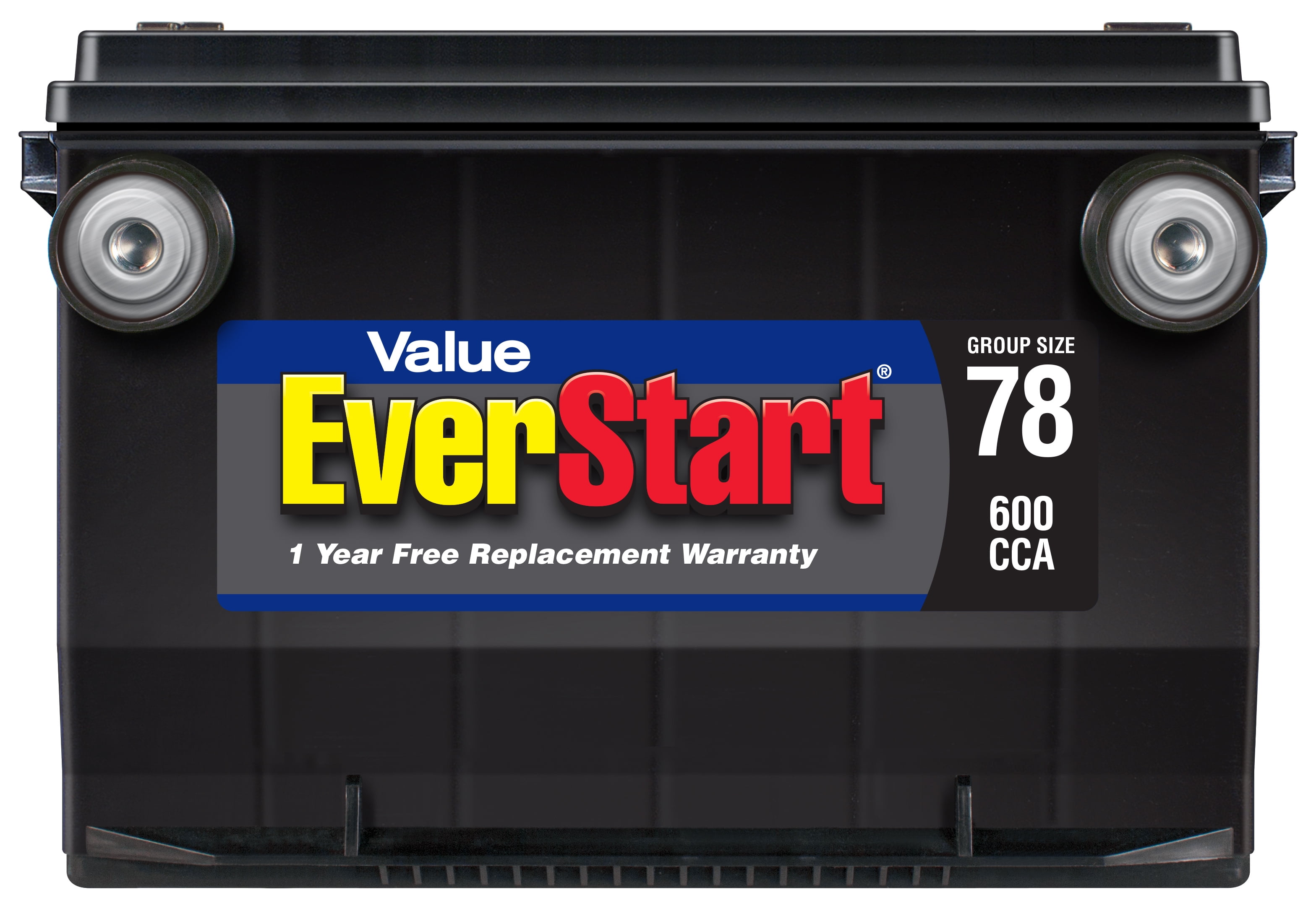 Everstart Value Lead Acid Automotive Battery Group Size 78 12 Volt600 Cca - Walmartcom