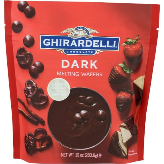 (Pack of 6) Ghirardelli Dark Candy Making Wafers 10 Oz