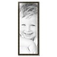 thumbnail image 2 of ArtToFrames 16" x 44" Black Panel With Silver Lip Picture Frame, 16x44 inch Multi Wood Poster Frame (WOM-5093),  Pack, 2 of 7