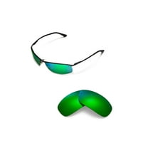 Walleva Emerald Polarized Replacement Lenses for Ray-Ban RB3183 63mm Sunglasses