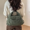 thumbnail image 4 of Mochila bandolera versátil 2 en 1 para mujer, de nailon ligero, ideal para viajes, compras y uso diario., 4 of 6