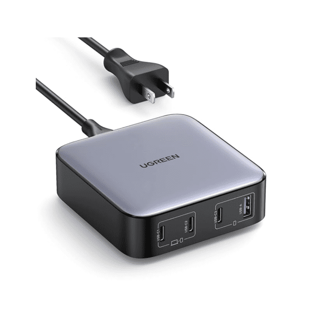 Estación de Carga UGREEN Nexode 100W GaN - Cargador de Escritorio 4 en 1