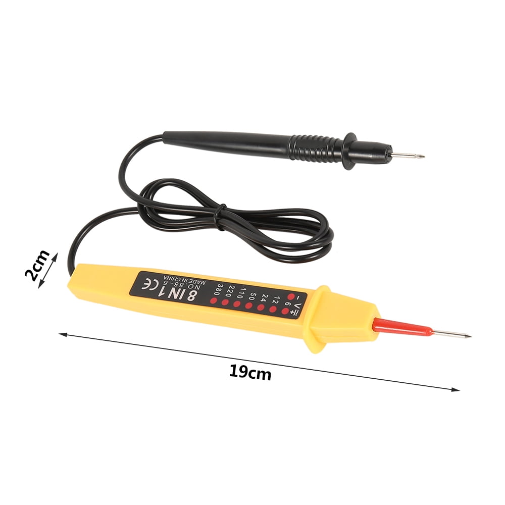 Pocket Sized Electric Voltage Tester Pen AC DC Volt Alert Detector Sensor 6-380V 
