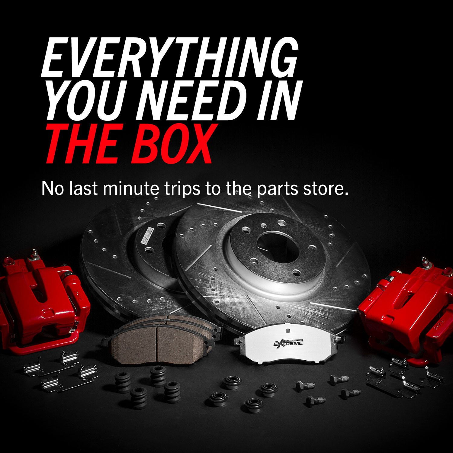PowerStop Rear Z36 Truck & Tow Brake Pad and Rotor Kit with Red Powder Coated Calipers Fits: ACURA Select Models KC5854-36