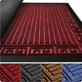 thumbnail image 1 of Door Mat - Welcome Mats for Front Door - 30x18 Entryway Rug - Front Door Mat - Door Mats for Outside Entry - Non-Slip Welcome Mat - Burgundy Doormat, 1 of 8