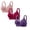 A, variant on Womens 3 Pack Everyday Bras, Push Up Bras for Women Add 2 Cups Lace Cleavage Extra Padded Plunge Bra Underwire S-3XL