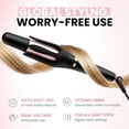 thumbnail image 5 of Automatic Rotating Curling Iron with Digital Display, Auto Hair Curler for Long Hair - Adjustable Temperature, 1 Inch Ceramic Barrel, 5 of 6