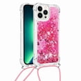 thumbnail image 2 of Funda FOXDOCK para iPhone 14 Pro con Cuerda Ajustable, Brillo Líquido, Protección Antigolpes y Lente – Ideal para Regalo, 2 of 6