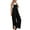 Black, variant on WRXMIJNHGSA Soft Leggings for Women Women's Loose Fit Jumpsuit Overalls Lightweight Summer Romper with Adjustable Straps & Pockets, Casual Sleeveless Denim-Like Overalls for Beach