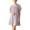 Purple, variant on Defitshape Women's Cute Square Neck Pj Soft Short Sleeve Pajama Dress Cotton Victorian Nightgown Summer Frilly Ruffle Old Fashioned Short Sleep Shirt Vintage White Medium