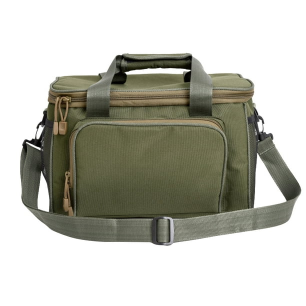 Waterproof Fishing Tackle Bag Fishing Bait Backpack Handbag Fishing Tool  Bags Multifunctional Oxford Cloth Tackle Chest Shoulder Pack Bag Fishing  Accessory (Army Green 37 x 25 x 25cm) 
