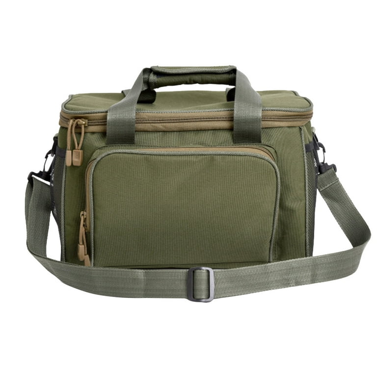 Waterproof Fishing Tackle Bag Fishing Bait Backpack Handbag Fishing Tool Bags Multifunctional Oxford Cloth Tackle Chest Shoulder, Size: 37 x 25 x 25cm