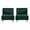 Velvet Green, variant on A&D Home Tustin Futon Chair Light Gray Set of 2