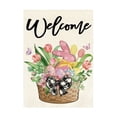 thumbnail image 2 of up to 65% Off WIZUTIZ Easter Outdoor Garden Flag Bunny Pattern Printed Polyester Flag Multicolor, 2 of 5