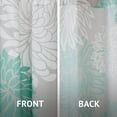thumbnail image 3 of Comfort Spaces Floral Shower Curtain, Modern, Aqua, 72" x 72", 3 of 6