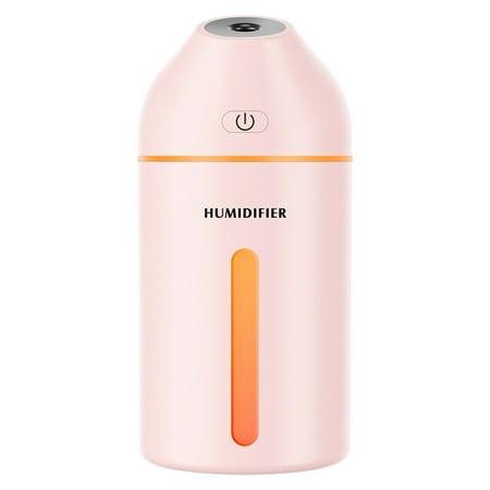 

Homasy Portable Mini Humidifier 320ml Small Cool Mist Humidifier with Night Light Auto-Off Ultra Quiet for Office Travel
