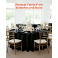 thumbnail image 2 of VEVOR 6 Pack Polyester Table Cloth, 120 Inches in Diameter, Stain- & Wrinkle- Resistant, Machine Washable Table Clothes, Polyester Fabric Table Covers for Wedding, Party, Banquet, Formal Events, 2 of 9