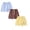 C#03-Blue, Yellow, Brown, variant on ZHANGDER 3 Pack Baby Boy Shorts Casual Elastic Waist Soft Clothes for Summer Daily with Drawstring, 18M-6Y
