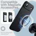 thumbnail image 2 of JETech Magnetic Silicone Case for iPhone 17 Air, Compatible with MagSafe, Silky Soft Touch, Shock Absorbing Phone Cover with Camera Lens Protection (Black), 2 of 6