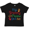 thumbnail image 3 of Inktastic Grammy and Papaw Love Me Grandchild Boys or Girls Toddler T-Shirt, 3 of 5