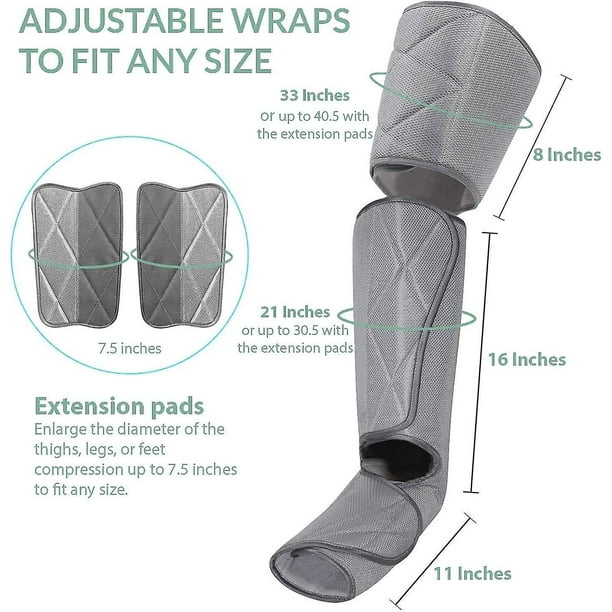 Leg Massager For Circulation - Foot And Calf Massager, Air Compression Leg Wraps Massage Boots Machine For Home Use Leg Massage - Scd Machine For CalfYOUYOU