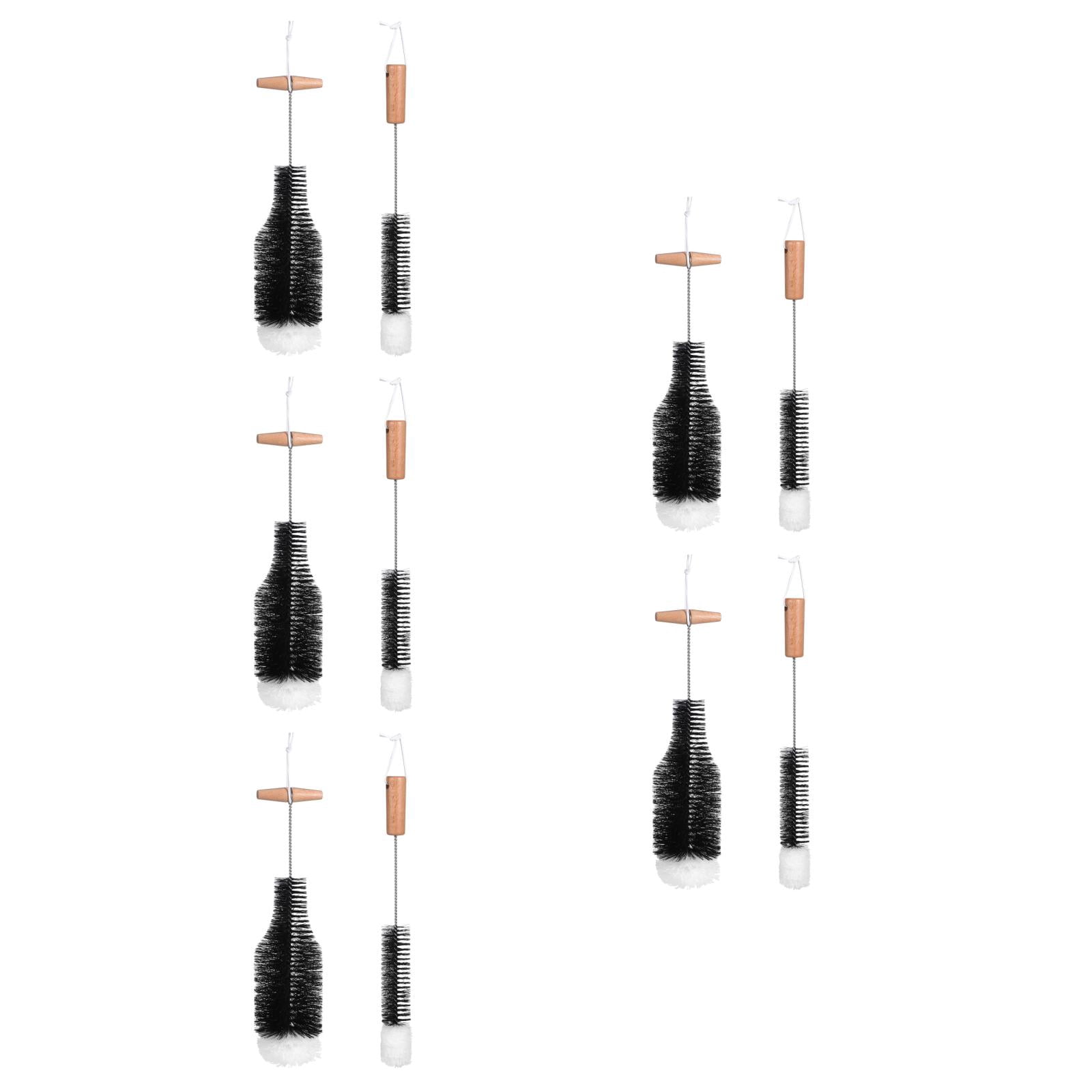 Masteelf 10-Piece Chimney Cleaning Brush Set for Fireplace, Pellet Stove, Stove with Handle Wire Pipe Brushes