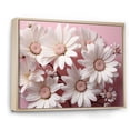 thumbnail image 2 of Designart "Elegant White Daisy Bloom" Daisies Floater Framed Canvas Wall Art, 2 of 5