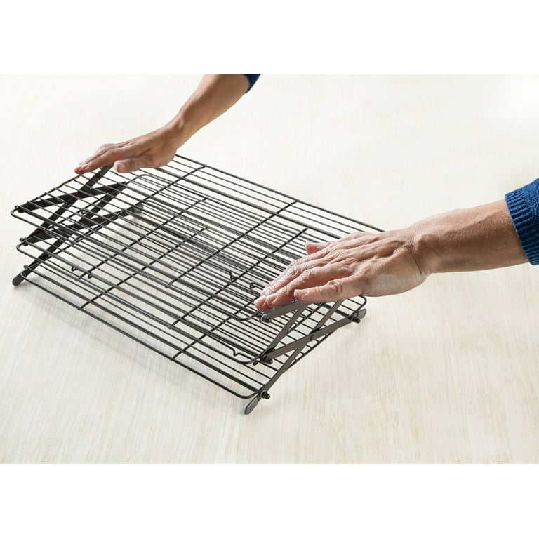 Wilton 16 x 10 Non-Stick Wire Collapsible 3-Tier Cooling Rack