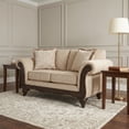 thumbnail image 6 of Roundhill Furniture Hernen 5-Piece Living Room Set, Emma Wheat, 6 of 14