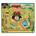 thumbnail image 5 of Melissa & Doug Round the Rails Train Rug With 3 Linking Wooden Train Cars  (39 x 36 inches), 5 of 10