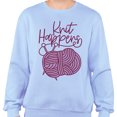 thumbnail image 2 of Knit Happens Sweatshirt Unisex Medium Light Blue, 2 of 5