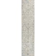 thumbnail image 3 of JONATHAN Y SAVANNAH 2 x 8 Runner Rug, Danae Filigree Scroll Machine-Washable Reversible - Cream/Navy, SVH100B-28, 3 of 9