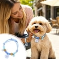 thumbnail image 2 of Pet Collar with Safety Buckle Vibrant Adjustable Beaded Collars for Cats and Puppy Dogs Cute Necklace with Charm Pendant for Small Kitten Puppy Girl Dog XL, 2 of 6