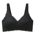 thumbnail image 4 of Women Comfort Plus Size Unpadded Lace Underwear Adjustable Breathable Underwire Bra No Wire Bra Women's Bras Strap Less Bra Compression Sports Bra plus Size Sports Bras with Padding T Back Sports Bras, 4 of 4
