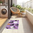 thumbnail image 4 of Yayeee Doormat for Indoor Entrance 32" x 20" Non Slippery Floor Rug, Purple Halloween Pattern, 4 of 8
