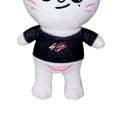 thumbnail image 2 of Juguete de peluche de algodón de 20 cm, muñecos de animales de dibujos animados, regalos para fanáticos (gato blanco), 2 of 9