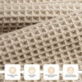 thumbnail image 2 of Toallas MICROFI de microfibra para baño con gofres, 3 piezas, de gran tamaño, 2 of 6