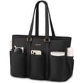 thumbnail image 1 of Bolsa de mano para portátil LOVEVOOK para mujer, trabajo, impermeable, 15.6 pulgadas, 1 of 9