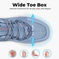 thumbnail image 2 of FitVille Men's Wide Fit Lightweight Walking Shoes Slip-resistant Comfort Shoes for Men with Arch Support, 2 of 8