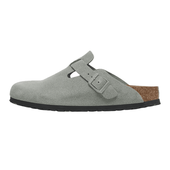 BIRKENSTOCK MENS Boston BS Suede "Pure Sage" 1029801 1029801 from Stadium Goods