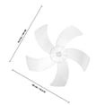 thumbnail image 4 of OULII Replacement Plastic Fan Blades For Standing Pedestal And Table Fans Design Easy To Install, 4 of 8