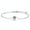 6.5mm High Carbon Diamond, variant on 's 925 sterling silver simple four-prong bracelet with a lab-grown diamond is a luxurious, stylish, and elegant bracelet that complements any outfit, perfect for everyday wear.