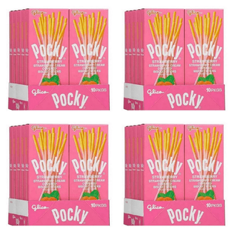 Pocky Crunchy Biscuit Sticks with Matcha Green Tea Flavor, 70g