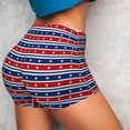 thumbnail image 2 of KLL Fourth Of July Pattern Workout Shorts for Women Scrunch Short Gym Yoga Running Sport Active Exercise Fitness Shorts, 2 of 5